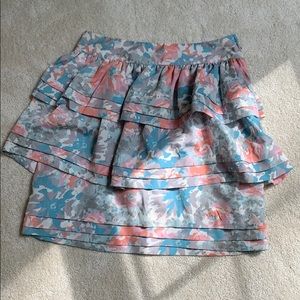 Layered peplum girly skirt